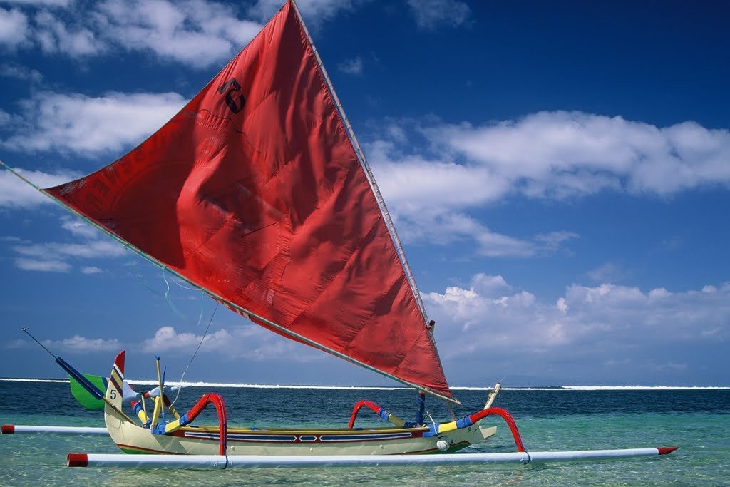 Sanur Beach in the east of Denpasar, Bali - Mari Bali Tours