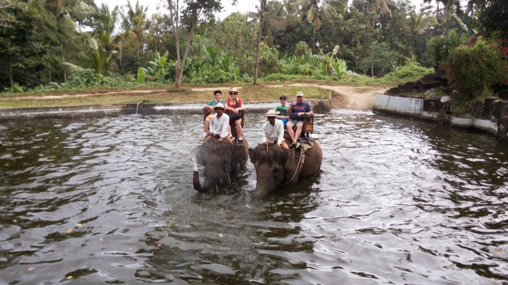 Ms. Julie and Family at Elephant ride camp- Mari Bali Tours (31)